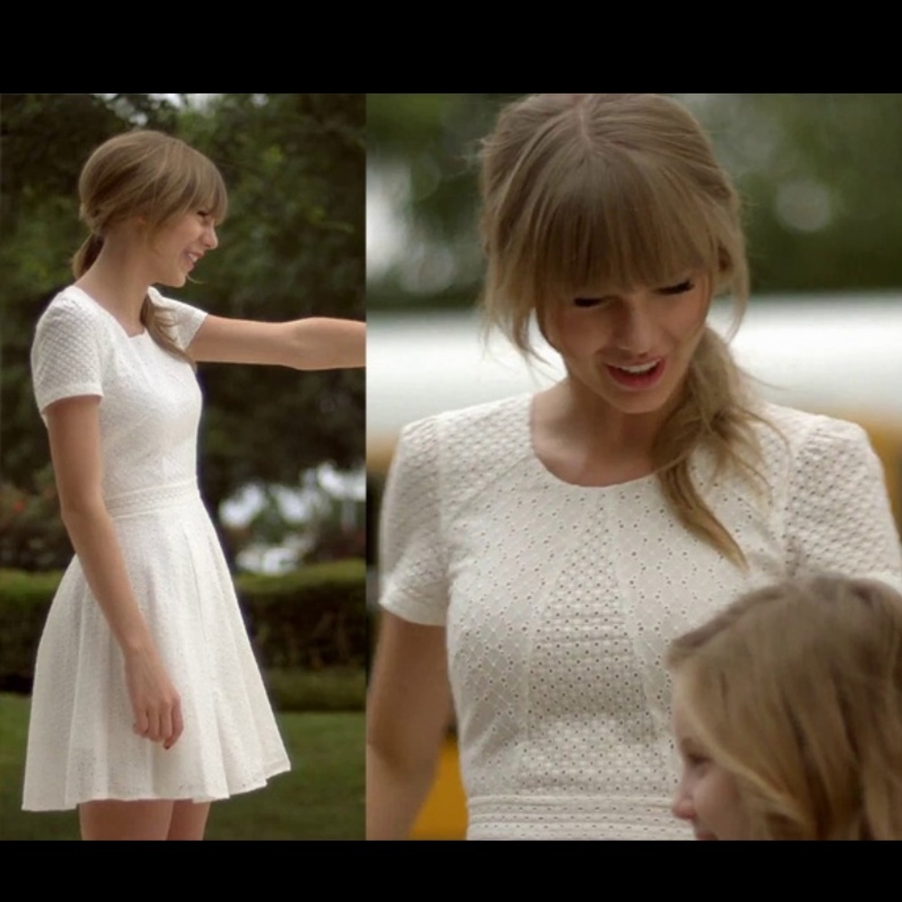 ASO Taylor Swift French Connection eyelet dress
